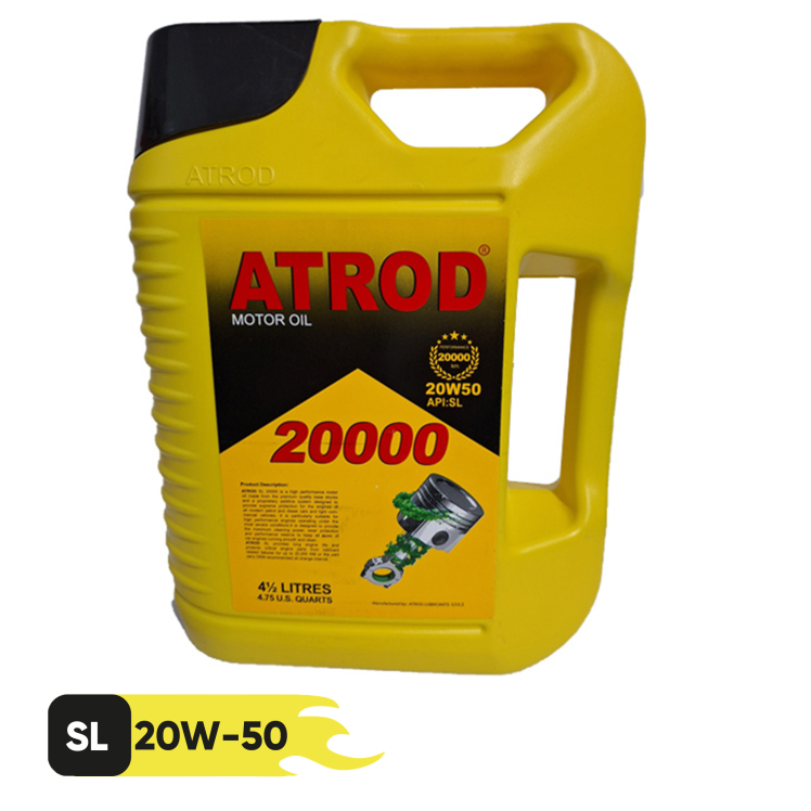 معرفی روغن موتور آترود 20W50 SL مدل 2000 با حجم 4 لیتر